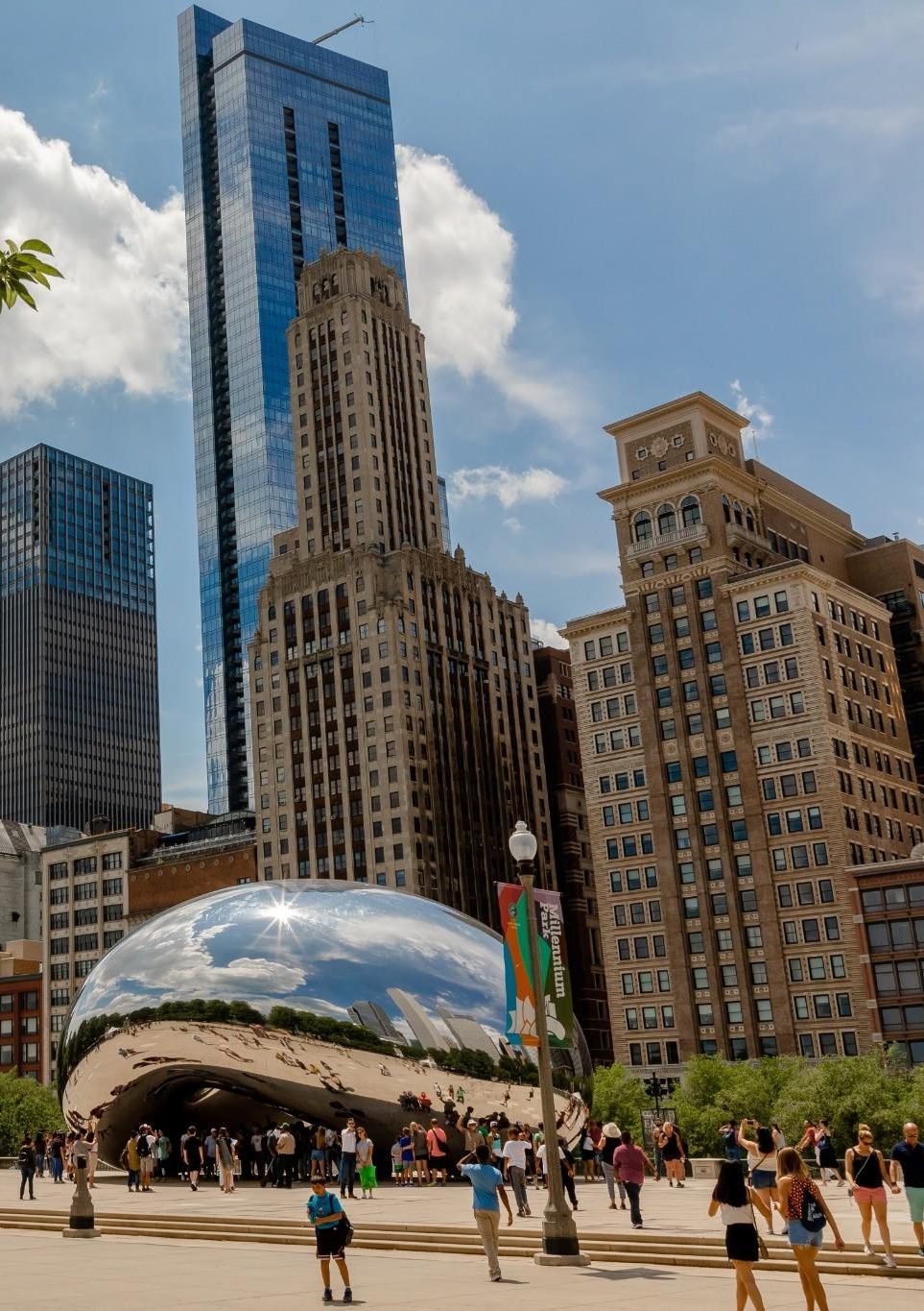 Chicago skyline representing the commercial buildings and businesses served by Valley Fire Protection throughout the Greater Chicago area.